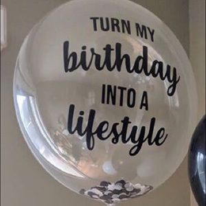 Turn my birthday into lifestyle balloon